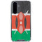 Kenya Flag Distressed Galaxy A36 5G Clear Case